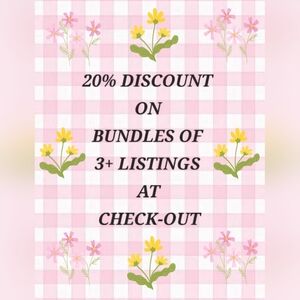 🎀🎀 20% DISCOUNT ON BUNDLES OF 3+ LISTINGS 🎀🎀